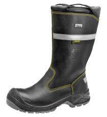 Leather Steel Toe Safety Shoes Black_0