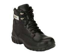 Leather Steel Toe Safety Shoes Black_0