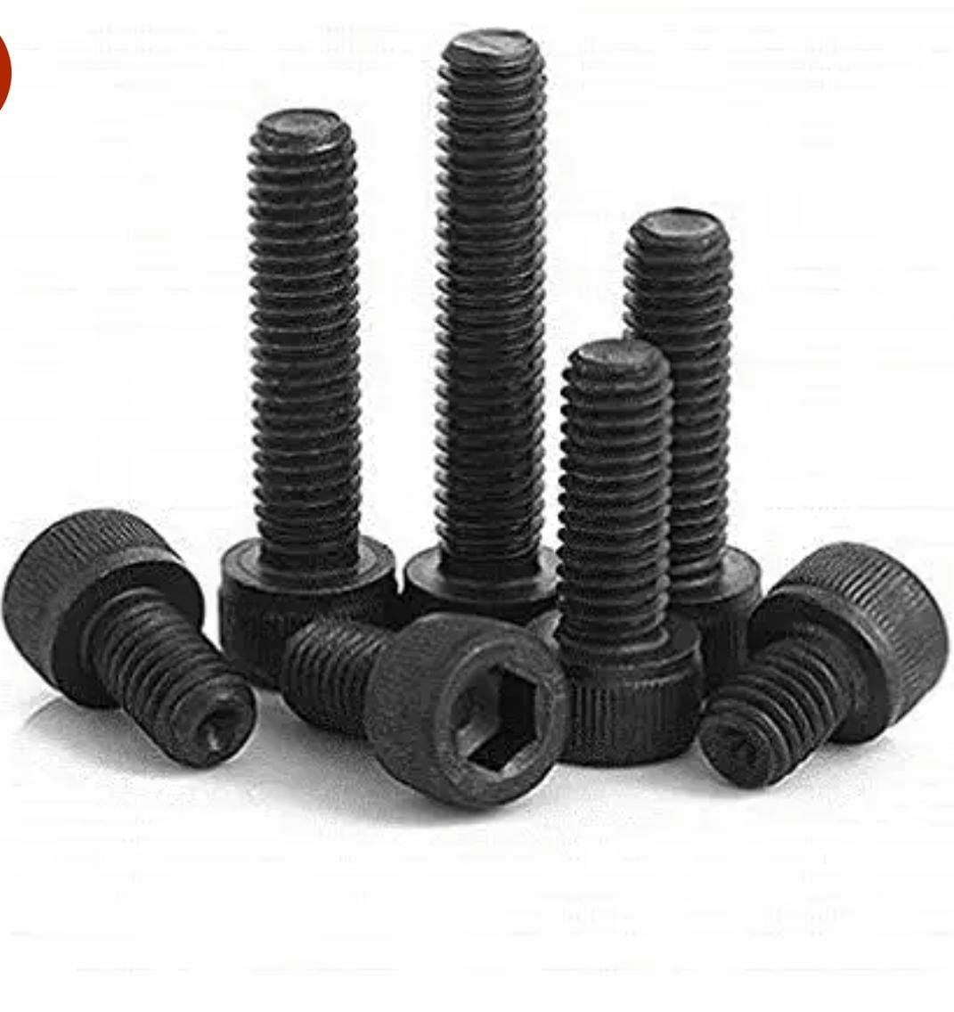 M20 x 40 Allen Hex Socket Head Bolt 12.9 IS 2269 Plain Black_0