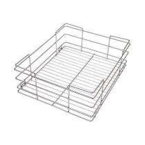 Stainless Steel Rectangular Dish Basket Kitchen Storage Organiser_0