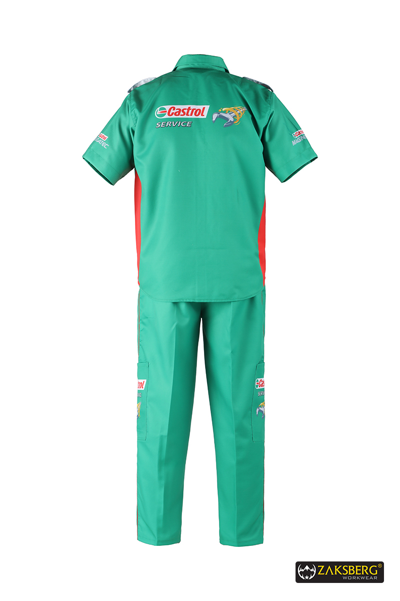 ZAKSBERG 50 - 500 gsm Polyester Twill Workwear Female Half Sleeve Uniform Jacket_1