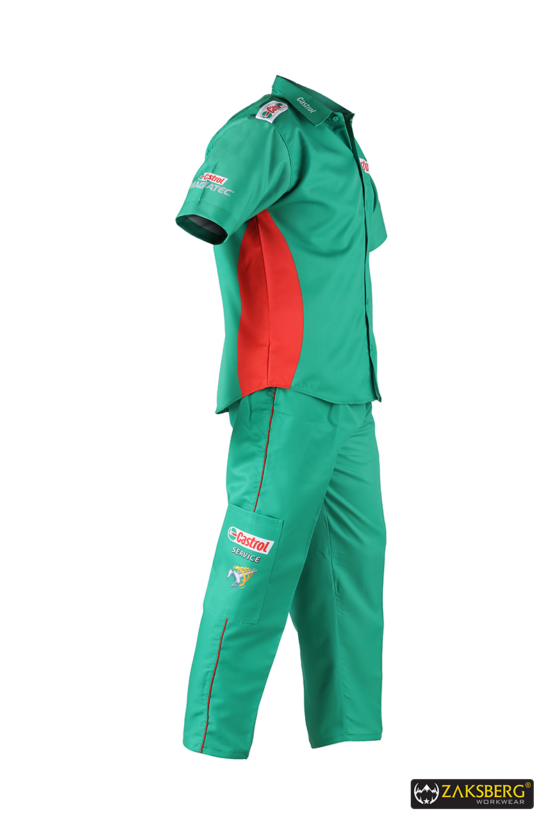 ZAKSBERG 50 - 500 gsm Polyester Twill Workwear Female Half Sleeve Uniform Jacket_2