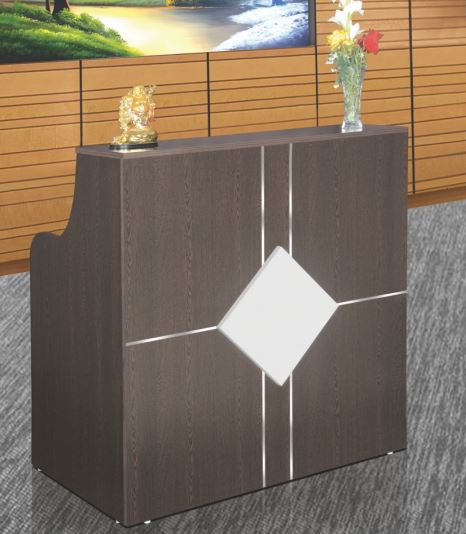 Reception Office Tables Brown Wooden_1