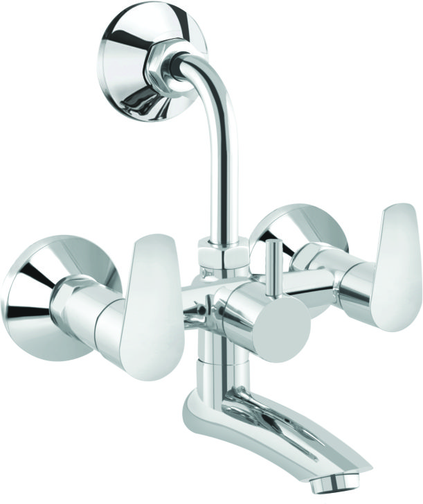 Bright Chrome Finish 2 in 1 Wall Mixer Faucet Marvel MR14_0