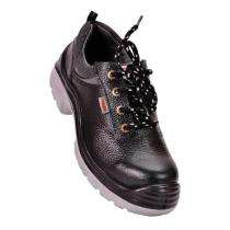 Shield Leather Steel Toe Safety Shoes Black_0