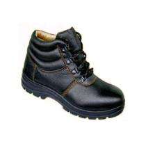 DELTAPLUS Leather Steel Toe Safety Shoes Black_0