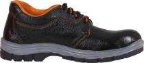 TEKTRON ROCK ATOM Pure Grain Buffalo Leather Steel Toe Safety Shoes Black_0