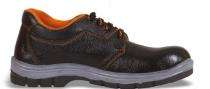 TEKTRON Rock Lite Pure Grain Buffalo Leather Steel Toe Safety Shoes Black_0