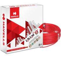 HAVELLS 1.5 sqmm HR FR LSH LF Electric Wire Red 90 m_0