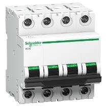 Schneider Electric A9N4P40C Four Pole 40 A C Curve MCB_0