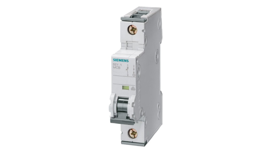 SIEMENS 5SL41067RC Single Pole 6 A C MCB_0