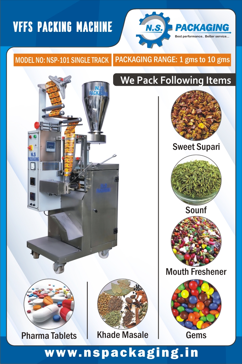 NSP 101 FFS Pouch Automatic 2 kW 2000 piece/hr Packaging Machine_3