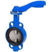 1 - 50 inch Manual CI Butterfly Valves Insertion between Flanges_0