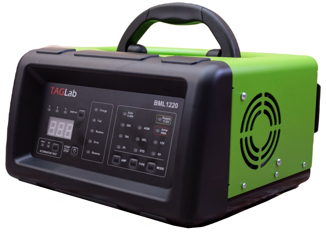 TAGLab Industrial Battery Charger BML1220 High Frequency Reverse Polarity Protection 230V / 50Hz Single Phase_1