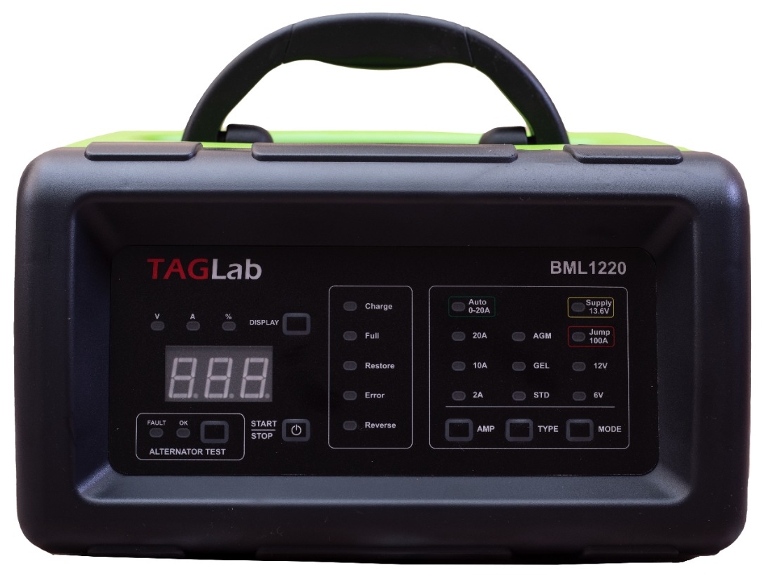 TAGLab Industrial Battery Charger BML1220 High Frequency Reverse Polarity Protection 230V / 50Hz Single Phase_2