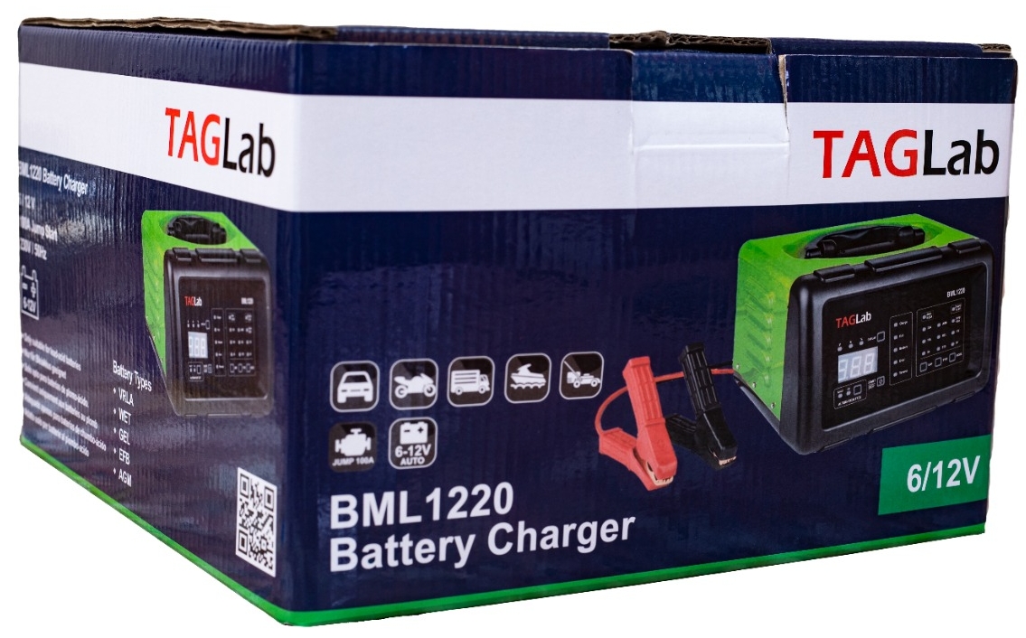TAGLab Industrial Battery Charger BML1220 High Frequency Reverse Polarity Protection 230V / 50Hz Single Phase_3