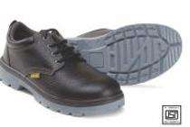 Leather Steel Toe Safety Shoes Black_0