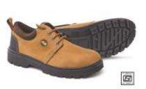 Nubuck Leather Steel Toe Safety Shoes Brown_0