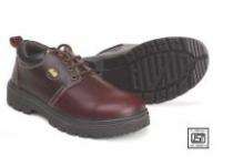 Leather Steel Toe Safety Shoes Brown_0