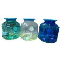 Home and Office PET Jar Transparent, Blue 5 - 10 L_0