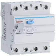 Hager CEC484Y 100 A Four Pole 100 mA RCCB_1