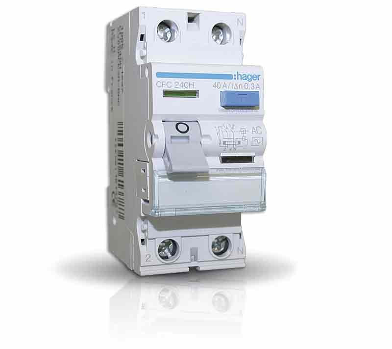 Hager CE263Y 63 A Double Pole 100 mA RCCB_2
