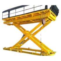 TECMO Industrial 3 Ton 20 Feet Scissor Lift Electric_0