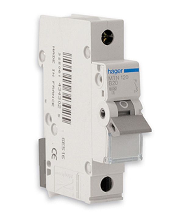 Hager NCN163N Single Pole 63 A C Curve MCB_2