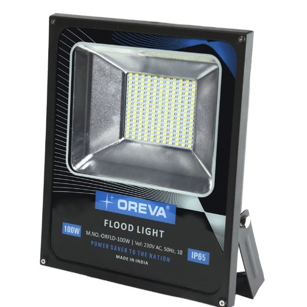 OREVA 100 W Day Light IP65 8000 Lumen ORFLDSLIM100 LED Flood Lights_1