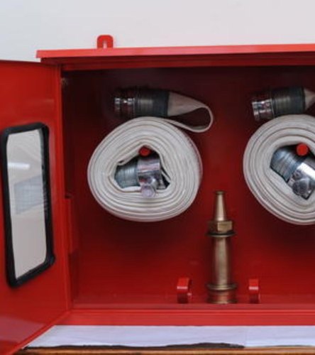 Mild Steel Double Door Fire Hose Cabinet 30 m_1
