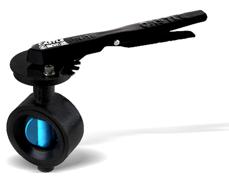 Castle 40 mm to 600mm Wafer type CI Butterfly Valves Flanged PN -16_0