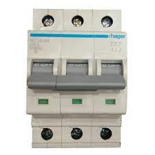 Hager NCN310N Three Pole 10 A C Curve MCB_1