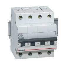 Legrand 4086 97 Four Pole 20 A C Curve MCB_2
