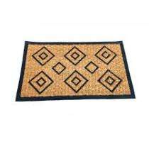 Rectangular Coir  Doormat 23 x 35 Inch  Brown_0