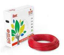 Polycab 1 sqmm FRLF Electric Wire Red 300 m_0