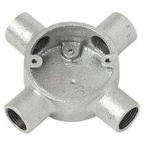 Javeri Sales 20 mm Wall Mounted 4 ways Junction Boxes_0