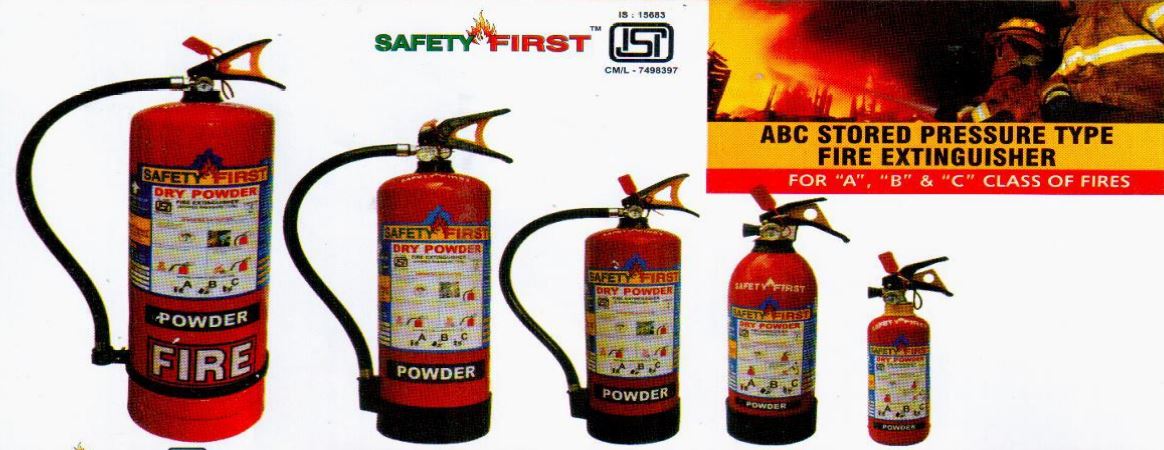 SAFETY FIRST 9 kg Dry Chemical Powder Fire Extinguishers_1