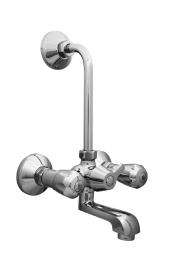 AGMECO Chrome Plated 2 in 1 Wall Mixer Faucet CR 0214E_0