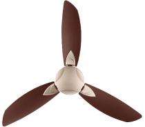 USHA Bloom Primrose 1250 mm 3 Blades 78 W Golden and Brown Ceiling Fans_0