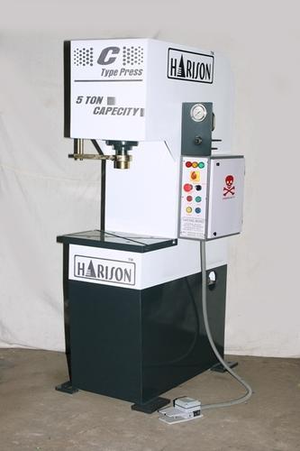 HARISON 5 ton C Frame Hydraulic Press Power Operated_1