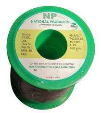 NP NP16SWG Tin and Lead 60/40 16 SWG 99.3/0.7 Solder Wire_0