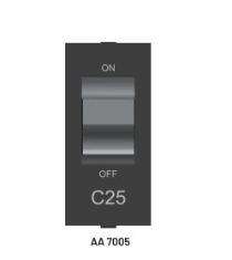 PENITE AA7005 Single Pole 25 A C Curve MCB_0