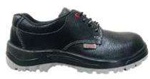 TEKTRON SHIELD Barton Print Leather Steel Toe Safety Shoes Black_0