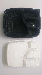 Plastic Disposable Plates  Upto 10 Inch White & Black_0
