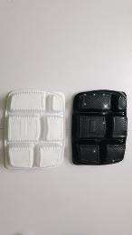Plastic Disposable Plates  Upto 10 Inch White & Black_0