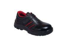 TEKTRON LS 01 Barton Print Leather Steel Toe Safety Shoes Black_0