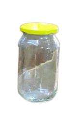 Food Storage Glass Jar Transparent 400 gms_0