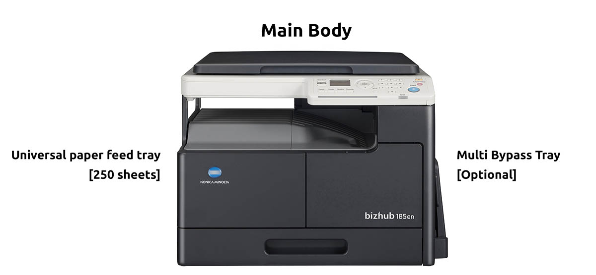 KONICA MINOLTA Photocopy Machine BIZHUB 165en 16 ppm 600 x 600 dpi 350 Sheets_2
