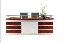 Adhithya Reception Office Tables Brown Wooden_0