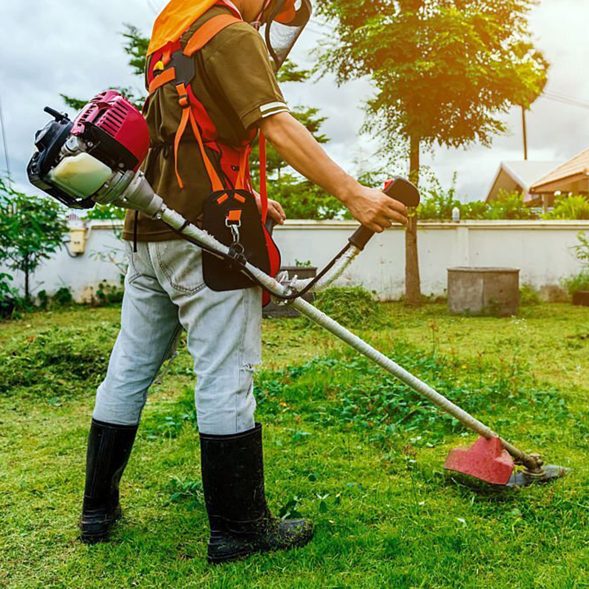 BALWAAN KRISHI 1.55 kW 4 Stroke Air Cooled Brush Cutter BX50 100 mm_4